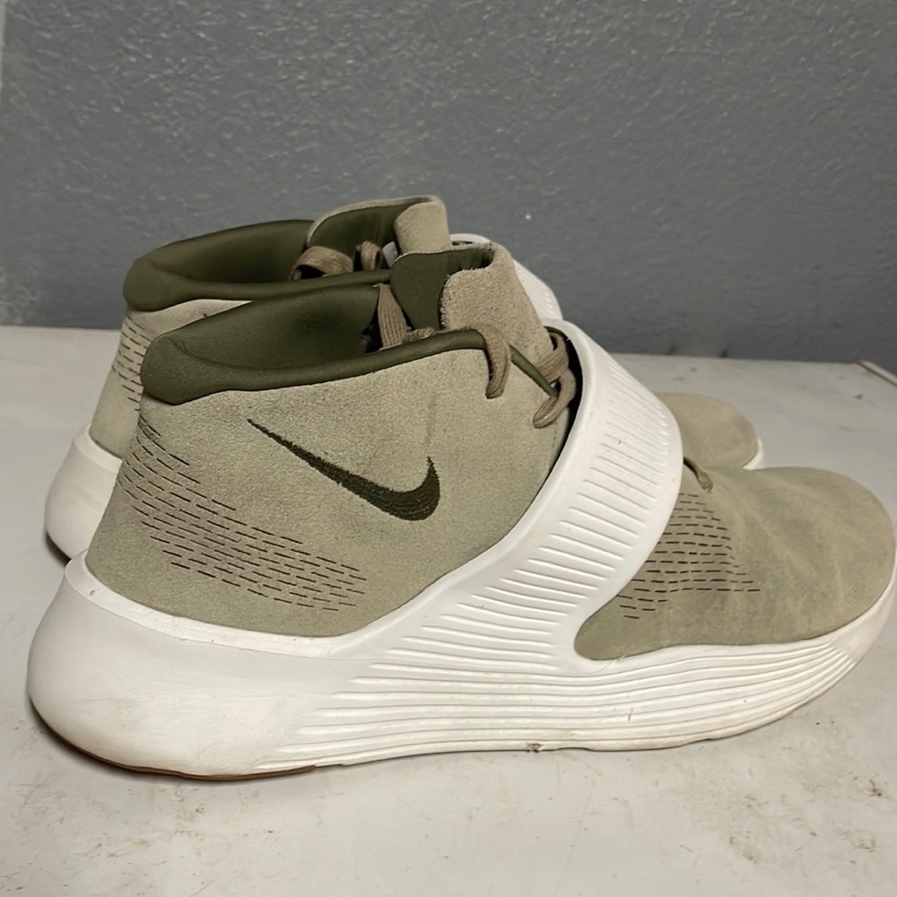 Green Nikes shoes